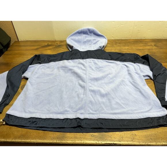 Athleta Zion Micro Fleece 1/2 Zip Victorian Periwinkle Size Women's Large - Picture 13 of 13